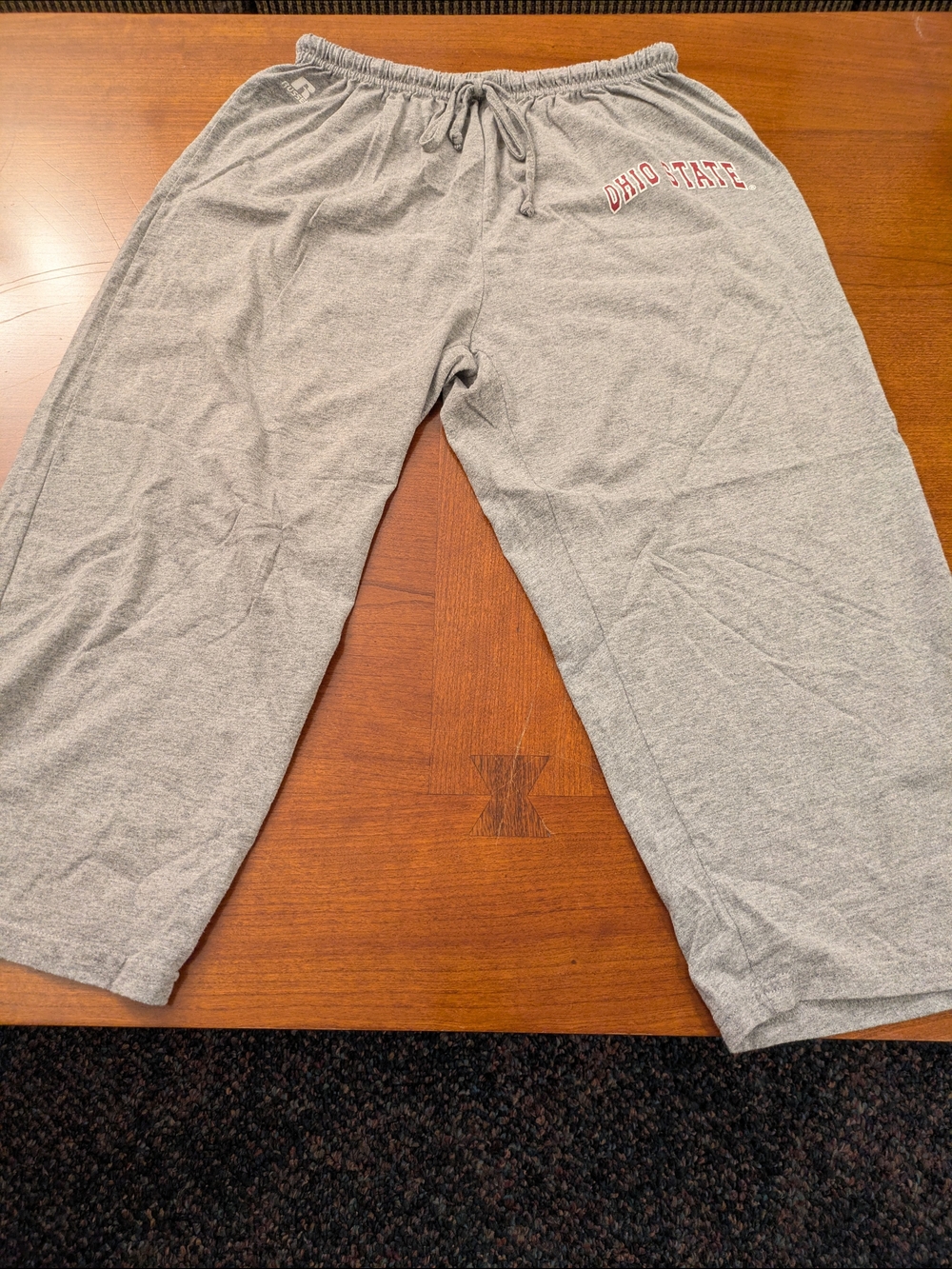 Russell Athletic Women's Ohio State Gray Capri Sweatpants - Medium
